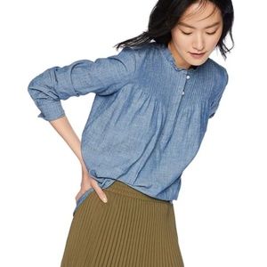 J.Crew Mercantile Chambray Popover Size 0